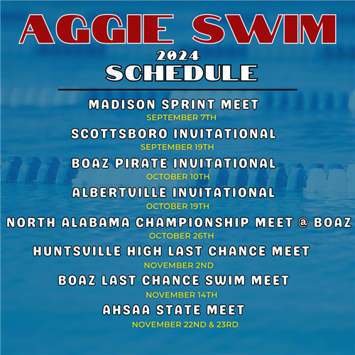 Swim Team Schedule and Information